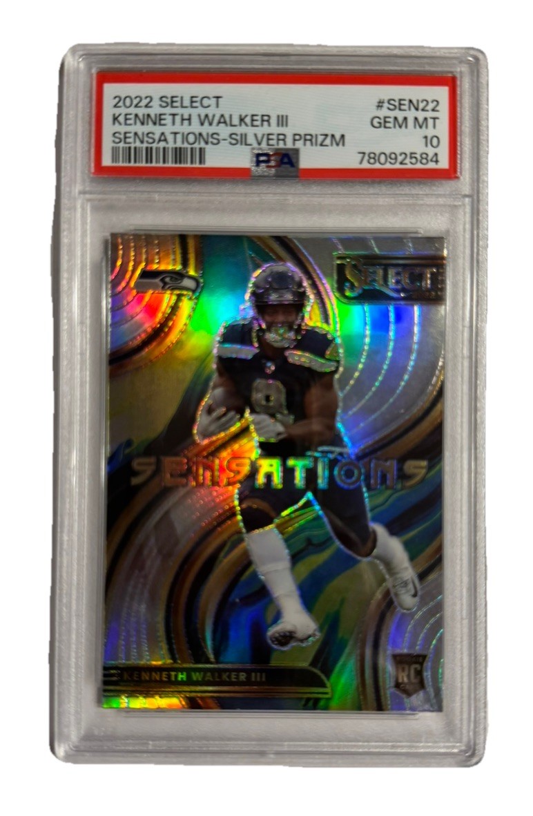 Kenneth Walker III Panini Select Sensations #SEN22 Silver