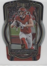 2022 Panini Select Club Level Black & Red Prizm Die-Cut Teagan Quitoriano 1l3m
