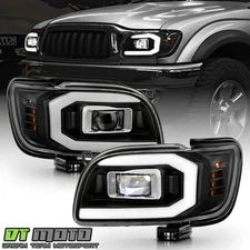 For 2001-2004 Toyota Tacoma Upgrade Full LED Tube Projector Headlights Headlamps