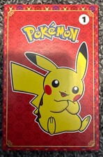 Pok mon 1 Pikachu McDonald s 2023 Happy Meal Cards