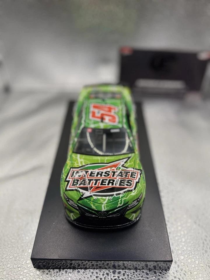 Baterías interestatales 1/24 Elite 2023 #54 Ty Gibbs verde Toyota Camry diecast 029 Foto 2 de 4