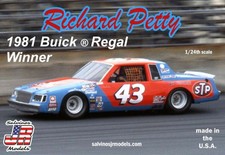 1/24 Richard Petty 43 1981 Buick Regal Daytona 500 Winner Race Car