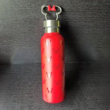 Disney Parks Minnie Mouse Stainless Steel Water Bottle With Clip New