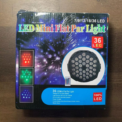 LED Par Spotlight Stage Light Disco Leuchte (Ohne Fernbedienung)
