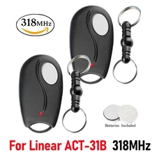 Remote for Linear LD033 LD050 LS050 Garage Door Openers ACT-31B MCT-1 318MHZ