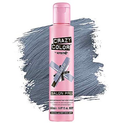 Salon Crazy Color Semi Permanent Hair Dye Color 5.07 Oz 74 Slate