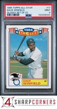 1985 TOPPS ALL-STAR GLOSSY SET OF 22 #17 DAVE WINFIELD HOF PSA 9