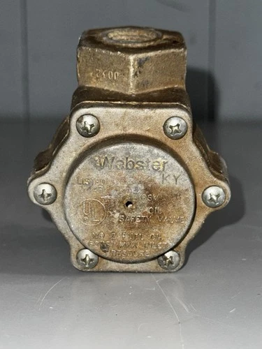 Webster Electric 3/8" #2 OIL SAFETY VALVE 60 PSI OSVA-38 - Excellent Condition