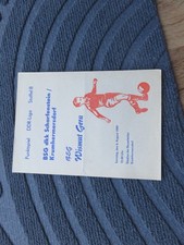 Programm   dkk Krumhermersdorf   -   Wismut Gera           89/90