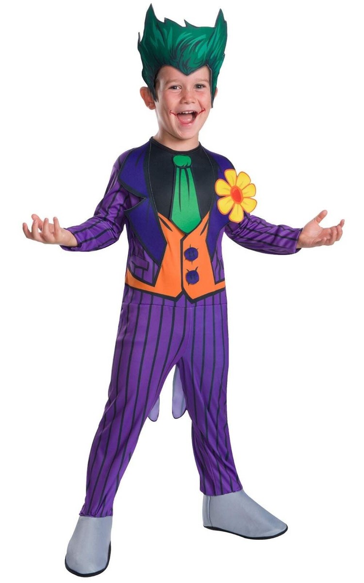 Joker Costume Boys Classic Purple Clown Suit | eBay