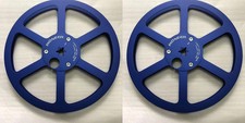 New One Pair Pioneer blue 7'' Tape Reel Light Metal Aluminum Take Up Reel