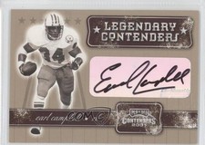 2001 Playoff Contenders Legendary Earl Campbell #LC-17 Auto HOF 0s4