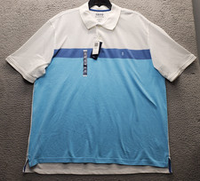 IZOD Golf Polo Shirt Mens 3XLT Multi Striped ...