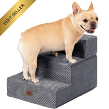 EHEYCIGA Dog Stairs for Small Dogs 3 Step Pet Ramp Couch Sofa Chair Non Slip