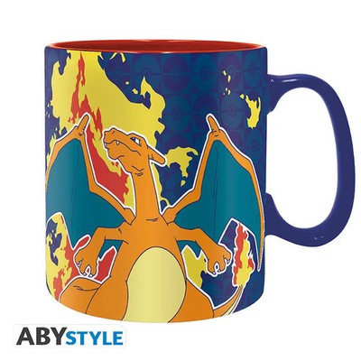 POKEMON - Mug - 460 ml - Charizard Foil - cardboard box carton | Deutsch (2025)