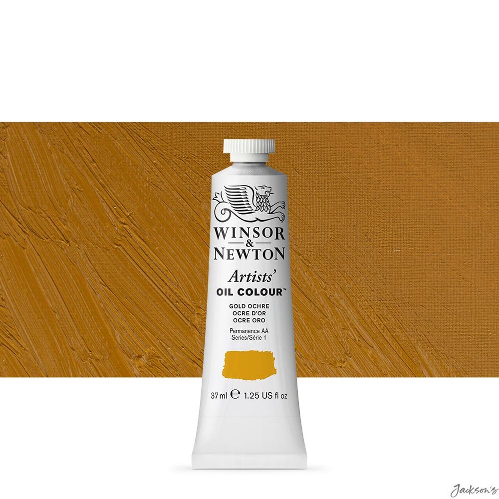 Winsor & Newton Artists' Oil Paint Synthetic Iron Oxide 37ml Gold Ochre Colour