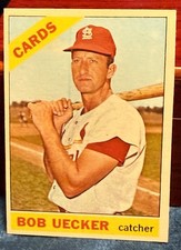 ?⚾️ 1966 Topps  # 91 Bob Uecker Cardinals Rookie Card (RC) EX+/NRMT ⚾️?. rookie card picture