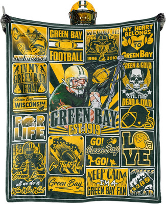 Football Blanket Fan Gifts for Men Women Sport Throw Blanket Football Style Merc