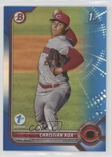 2022 Bowman 1st Edition Blue Foil 27/150 Christian Roa #BPPF-130 9hx