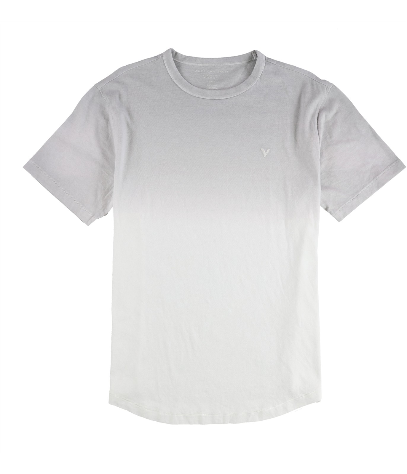 Мужская футболка American Eagle Super Soft Basic, серая, Средний размер