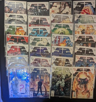 DC Comics 52 Week Set Lot (2006) Geoff Johns Grant Morrison Comic Book Collect