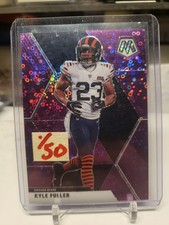 2020 Panini Mosaic No Huddle Purple Prizm /50 Kyle Fuller #45 Bears
