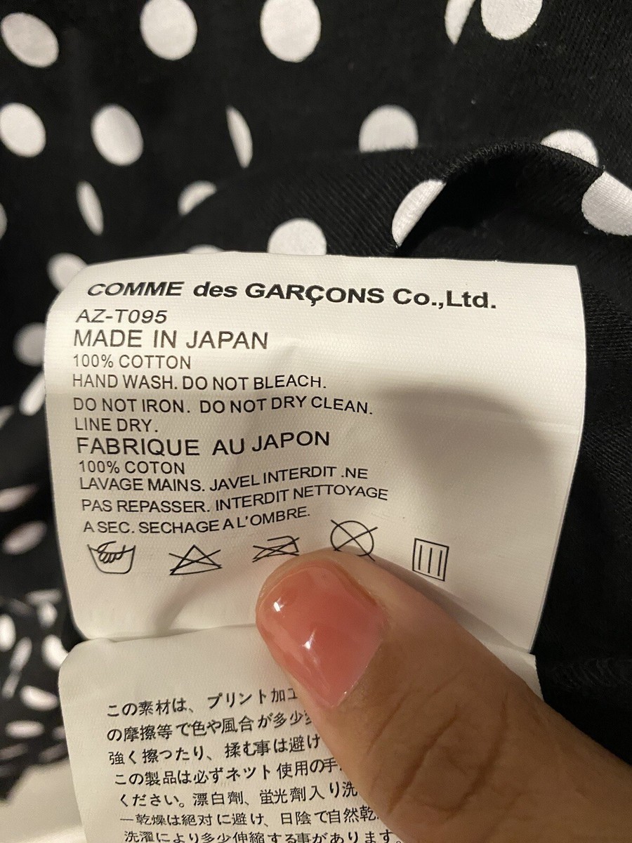 Comme Des Garcons Play Polka Dots T-shirt Men's Size M | eBay