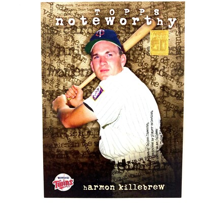 Harmon Killebrew 2001 Topps Noteworthy Insert #46 MLB Minnesota Twins