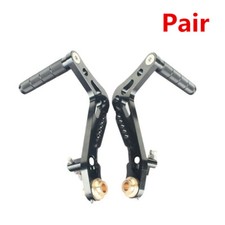 Pair Adjustable For Go Kart Pedals Brake Accelerator Foot Pegs Footpegs