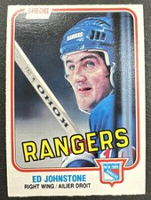 1981-82 O-Pee-Chee OPC Hockey - #226 Ed Johnstone - New York Rangers