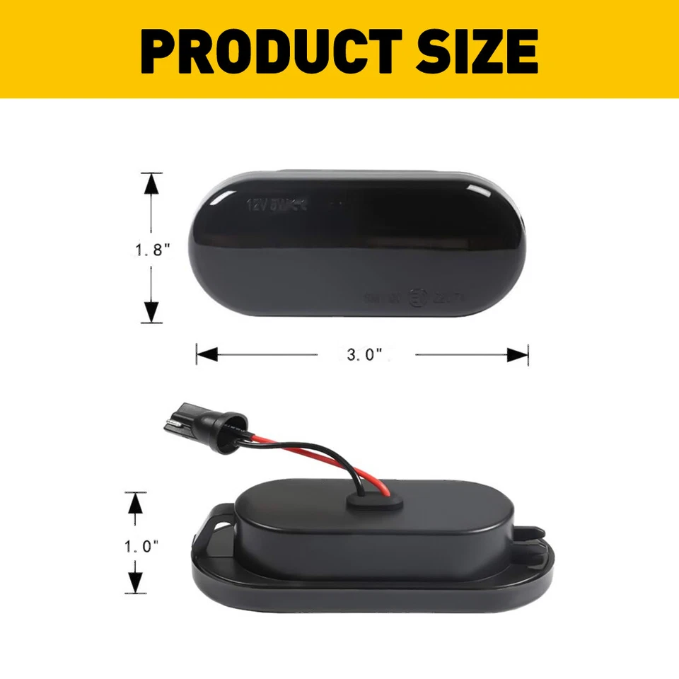 PARA VOLKSWAGEN 1999-04 LED MARCADOR LATERAL LUZ INTERMITENTE DINÁMICA SECUENCIAL Foto 2 de 4