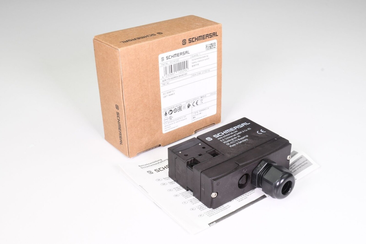 SCHMERSAL 101141020, AZM 170-02ZRKA, Safety interlock switch