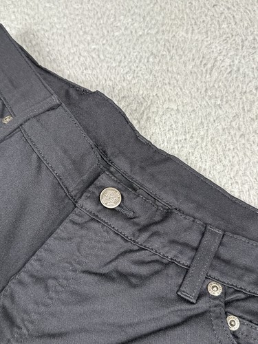 Harley Davidson Pants Womens 10 Black Bootcut Nylon Cotton Biker Bikercore Jeans - Picture 7 of 13