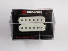 DiMarzio REGULAR-SPACED Super Distortion Bridge White DP 100