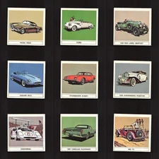 1967 B-A Gallery of Great Cars - Partial Set 15/24 Cards (147153)