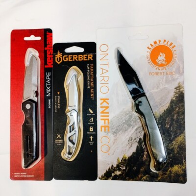 Kershaw Mixtape, Gerber Mini Paraframe and Ontario Camp - Budget Banger Bundle