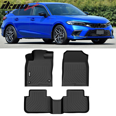 For 22-24 Honda Civic/Acura Integra All Season 3D Front Rear TPE Floor Mat Liner