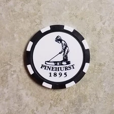 Pinehurst Golf Resort - Poker Chip Golf Ball Marker