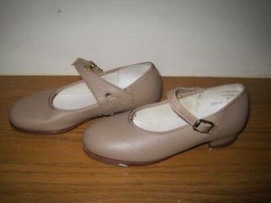 capezio tan mary jane tap shoes