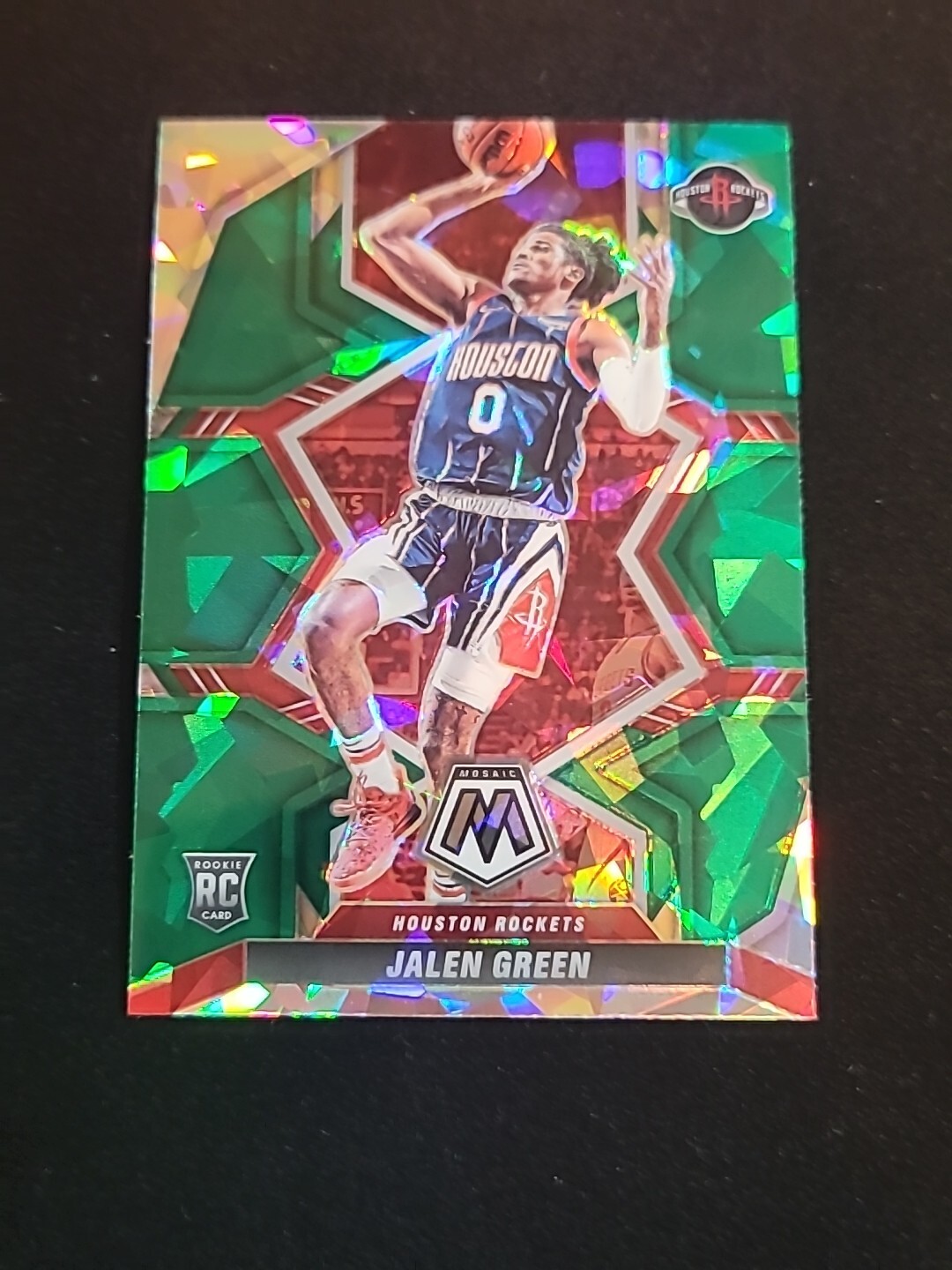 Jalen Green 2021-22 Mosaic Green Ice Prizm Rc. Ssp Fanatics Exclusive 206