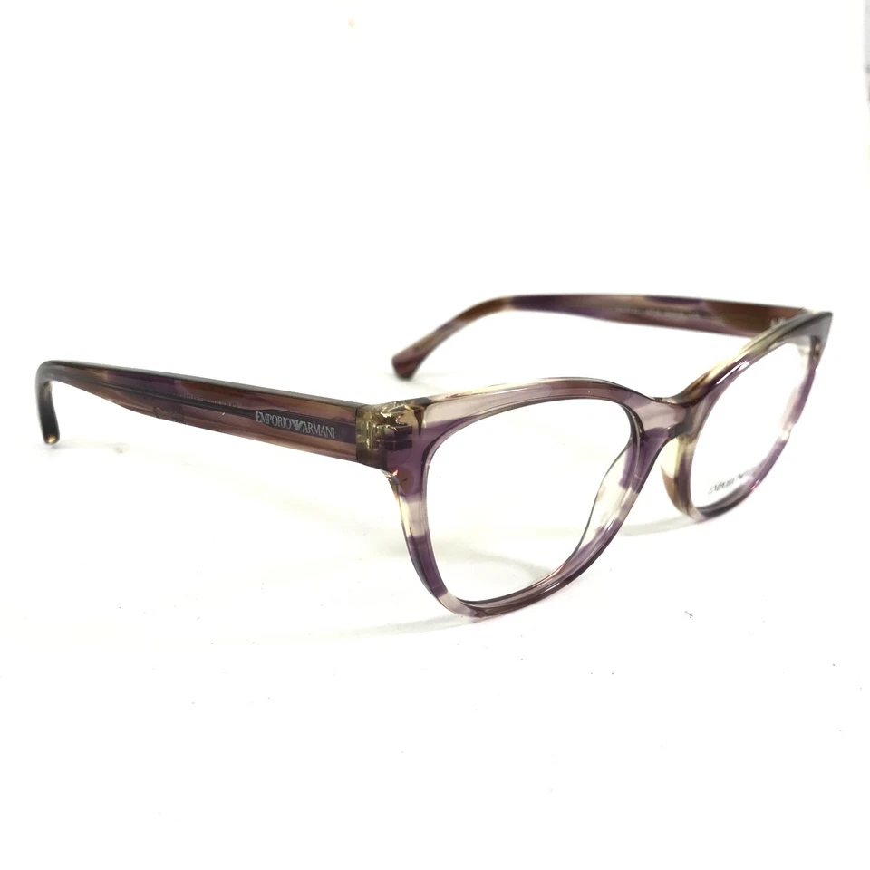 Monturas para gafas Emporio Armani EA 3142 5716 marrón claro púrpura cuerno 53-18-145 Foto 2 de 4