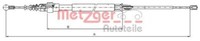 Metzger 10.7625 Seilzug, Feststellbremse FüR Vw