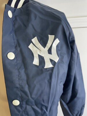 Vintage 1970s–80s New York Yankees Satin Bomber Jacket – Kids
