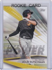 ADLEY RUTSCHMAN ROOKIE CARD 2020 Topps Baltimore Orioles TAPE MEASURE POWER RC