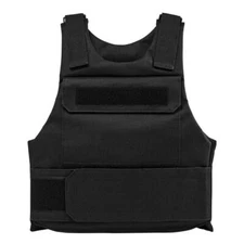 Stealth Low Profile Flexfit Ballistic Tactical Black Plate Carrier Vest