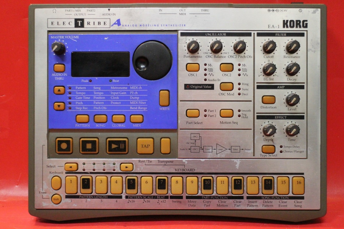 USED Korg Electribe EA-1 Analog Modeling Synth Sequencer EA 1