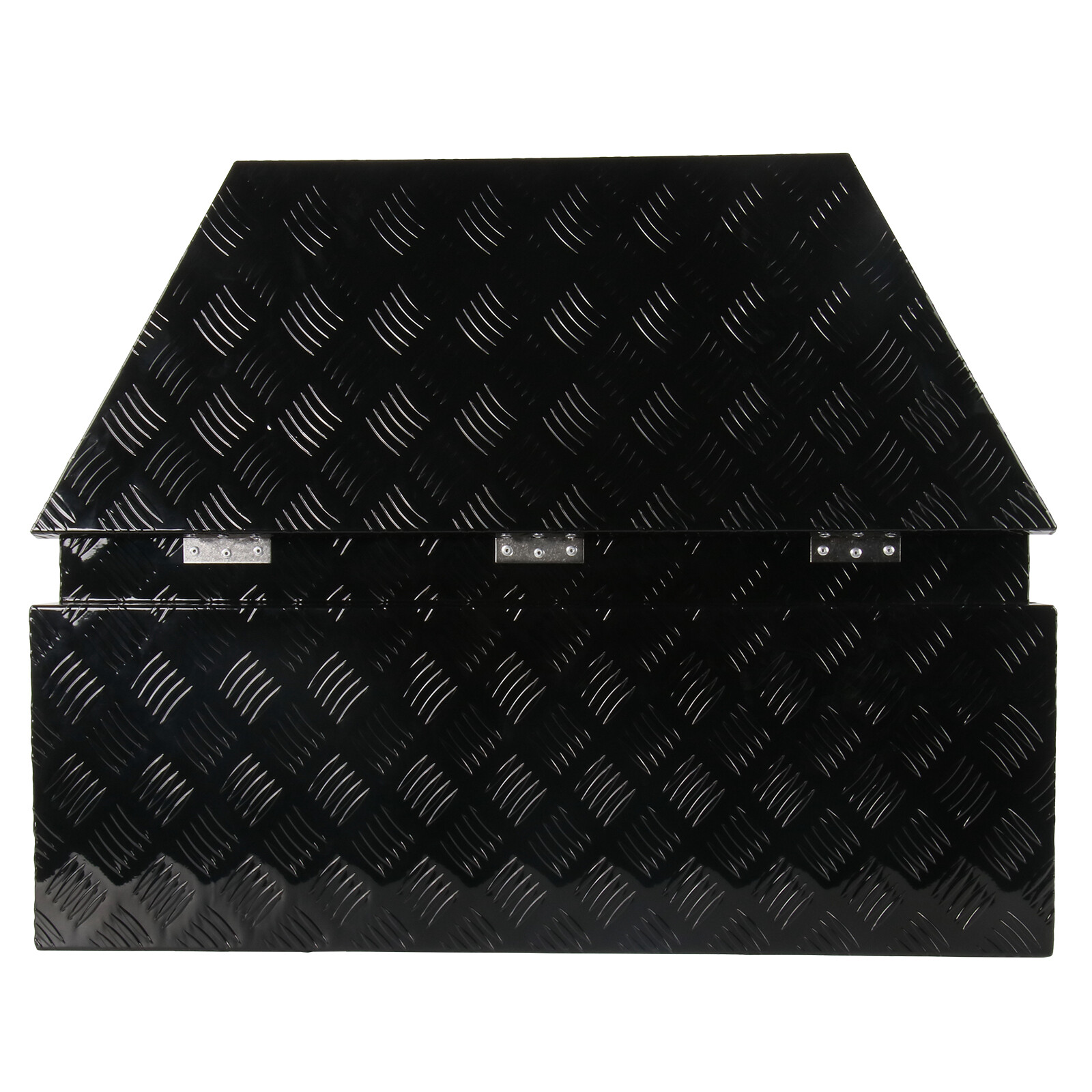 34"x14.5"x15" Aluminum Trailer Tongue Tool Box Toolbox Truck Bed Storage Black