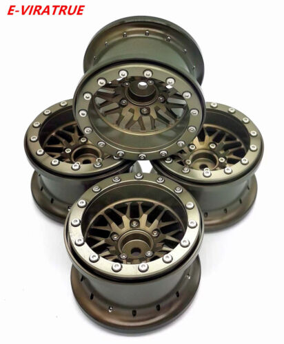 E-VIRATRUE Hard Anodized 2.2''Alu Wheel For SCX10&TRAXXAS TRX-4 Sport High Trail - 第 2/3 張圖片