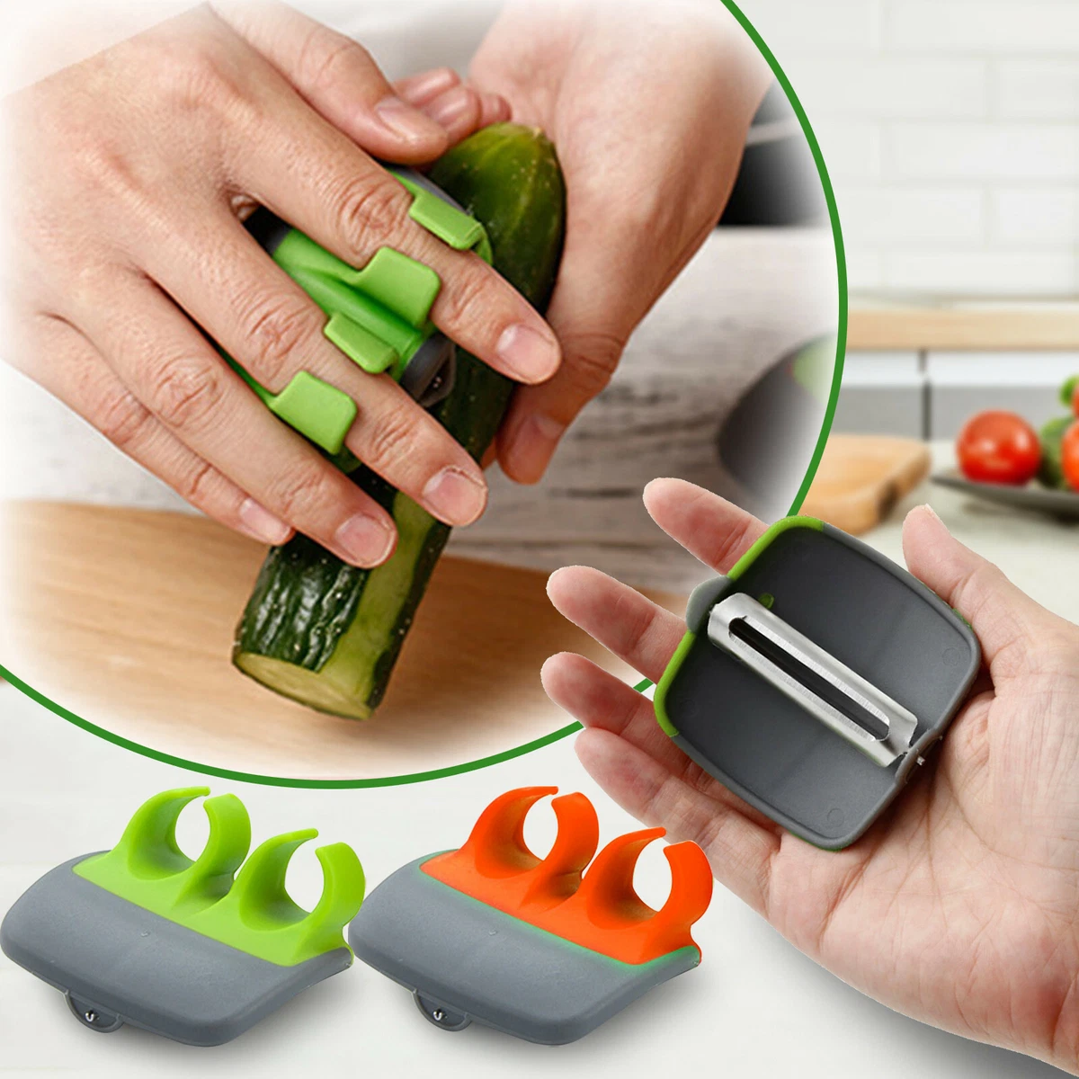 Two Finger Planer Hand Melon Planer Kitchen Creative Stainless