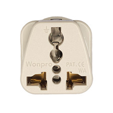 OREI Grounded Universal 2 in 1 Schuko Plug Adapter Type E/F for Germany France